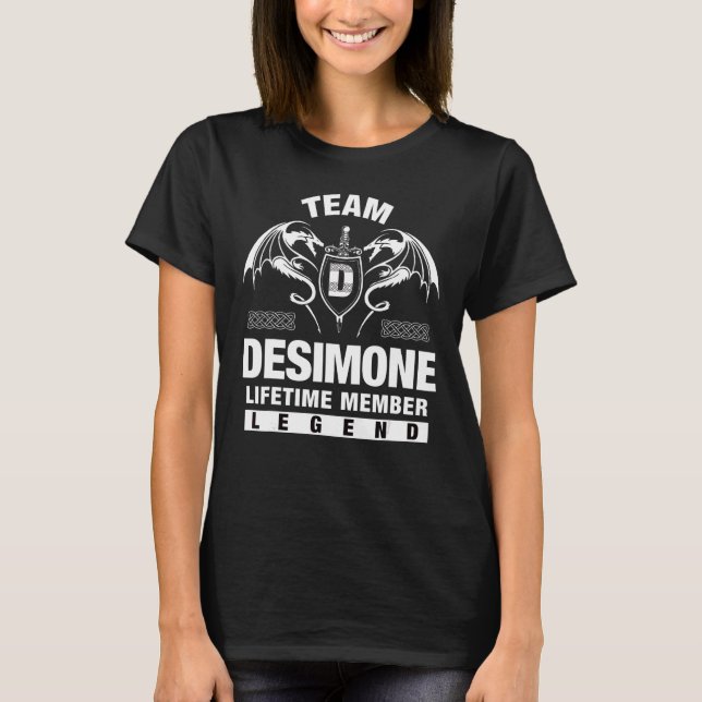 Camiseta Miembro del equipo Desimone Lifetime (Anverso)