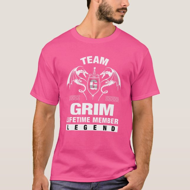 Camiseta Miembro del equipo Grim Lifetime (Anverso)