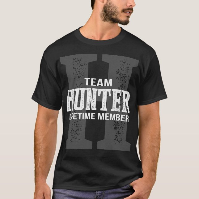Camiseta Miembro del equipo HUNTER Lifetime (Anverso)