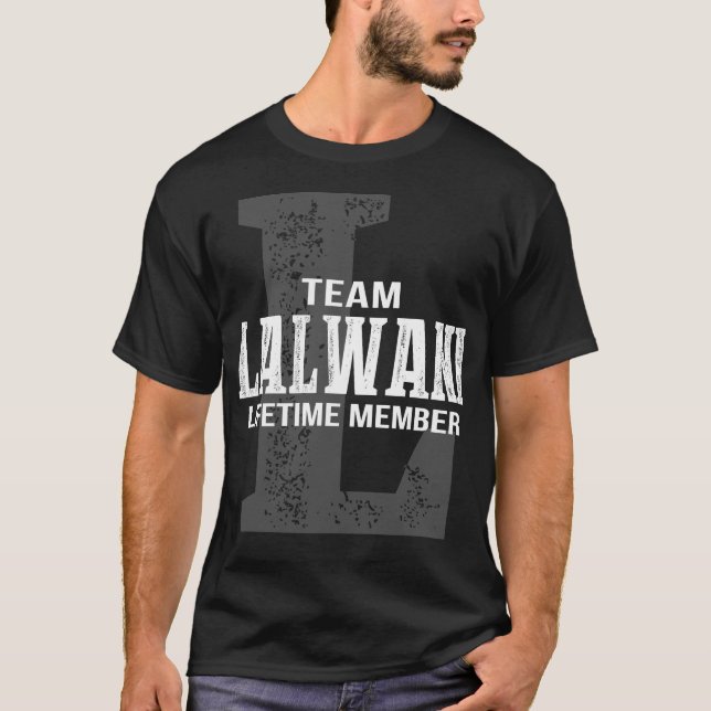 Camiseta Miembro del equipo LALWANI Lifetime (Anverso)