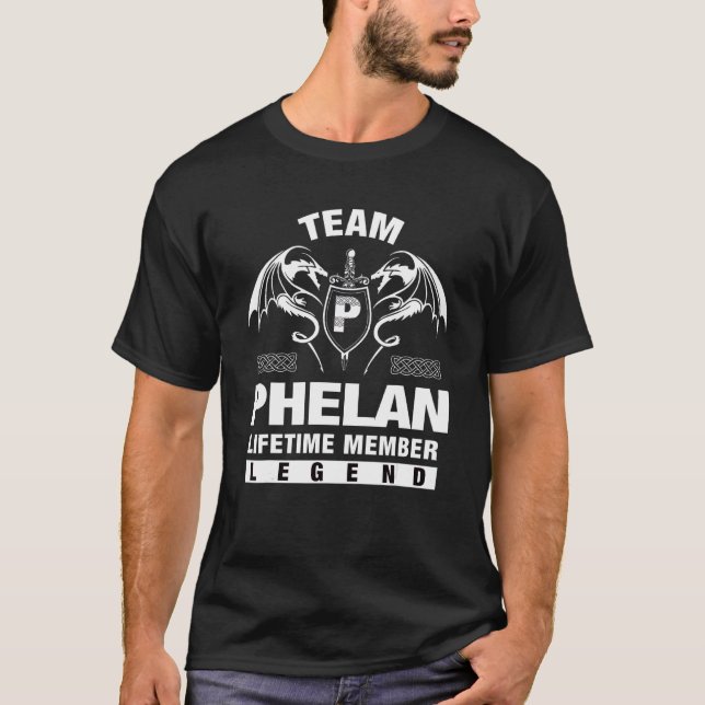 Camiseta Miembro del equipo Phelan Lifetime (Anverso)