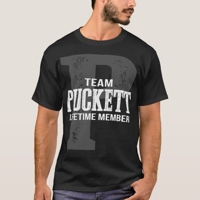 Camiseta Miembro del equipo PUCKETT Lifetime (Anverso)