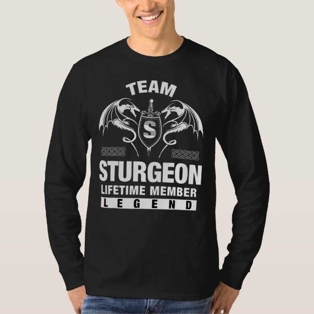 Camiseta Miembro del equipo Sturgeon Lifetime (Anverso)