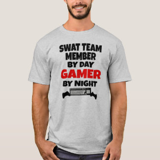 Camiseta Miembro del Equipo SWAT de Día Jugador de Noche