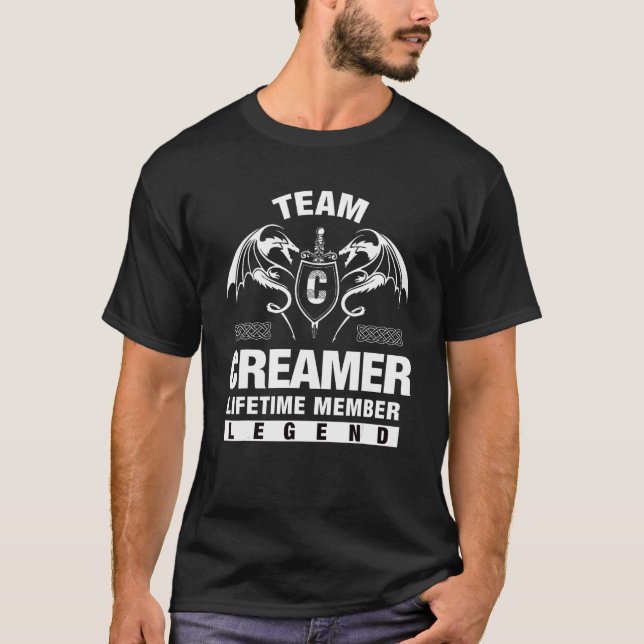 Camiseta Miembro del período de vida del creador del equipo (Anverso)