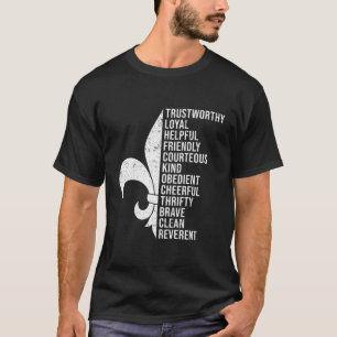 Camiseta Miembro Del Scout Oath Y Law Scout