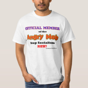 Camiseta "Miembro enojado oficial de la multitud "