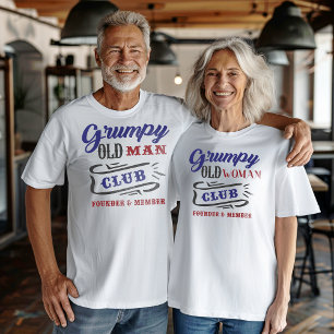 Camiseta Miembro fundador de Grumpy Old Man Club