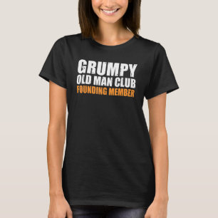 Camiseta Miembro fundador de Grumpy Old Man Club Padre G Fu
