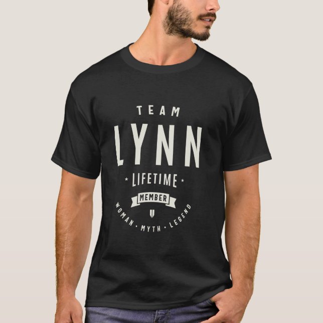Camiseta Miembro Funny de Team Lynn Lifetime Nombre Lynn (Anverso)
