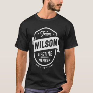 Camiseta Miembro Funny Nombre Wilson de Team Wilson de por 