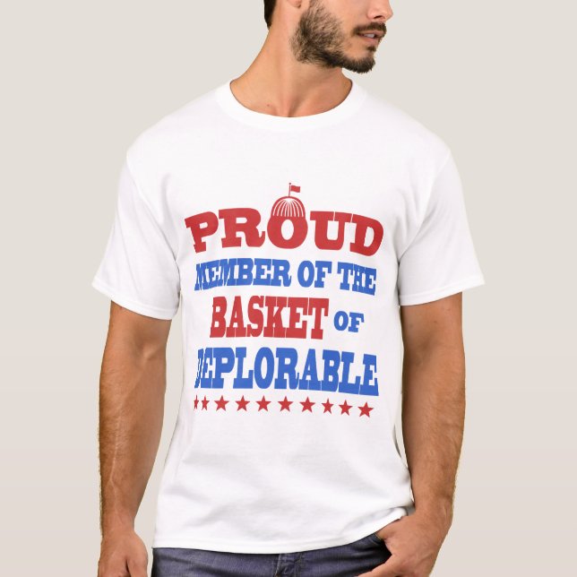 CAMISETA MIEMBRO ORGULLOSO DE LA BALANZA DE DESPLORABLE (Anverso)