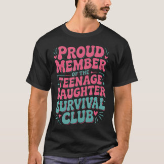 Camiseta Miembro Padre Crianza De La Hija Adolescente