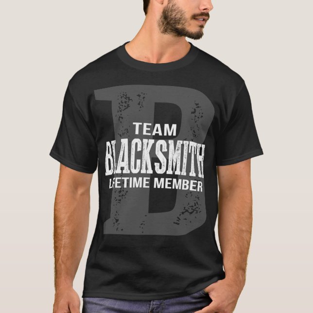 Camiseta Miembro Vitalicio del Equipo BLACKSMITH (Anverso)