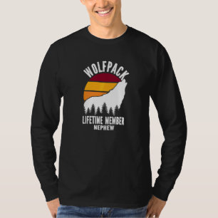 Camiseta Miembro vitalicio del Wolfpack Sobrino Wolf Family