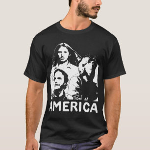 Camiseta Miembros de la banda de rock America regalo para f