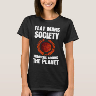 Camiseta Miembros de la Sociedad de Marte Plano alrededor d