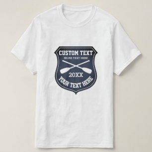 Camiseta Miembros de la tripulación del logo de los remos 