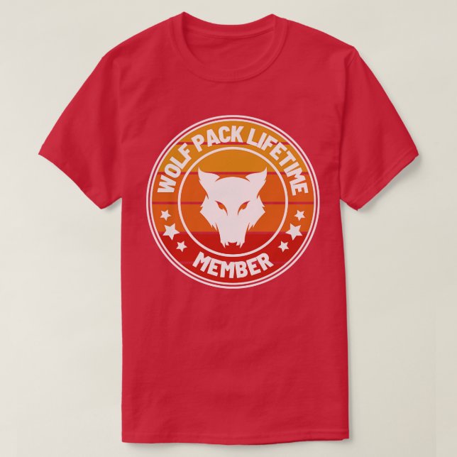 Camiseta Miembros de Wolf Pack Lifetime (Diseño del anverso)