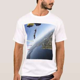 Camiseta Miembros del equipo del paracaídas de la marina d