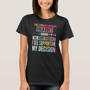 Camiseta Mientras Más Tiempo Permanezca Sin Golpear, Más Ev