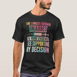 Camiseta Mientras Más Tiempo Permanezca Sin Golpear, Más Ev