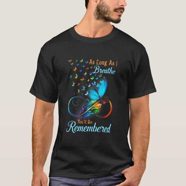 Camiseta Mientras Respire Serás Recordado (Anverso)
