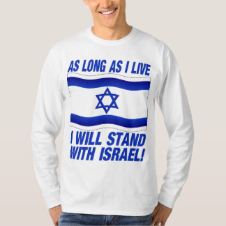 Camiseta Mientras viva, me colocaré con Israel