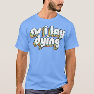 Camiseta Mientras Yaguanto La Tipografía Retro De Arcoiris