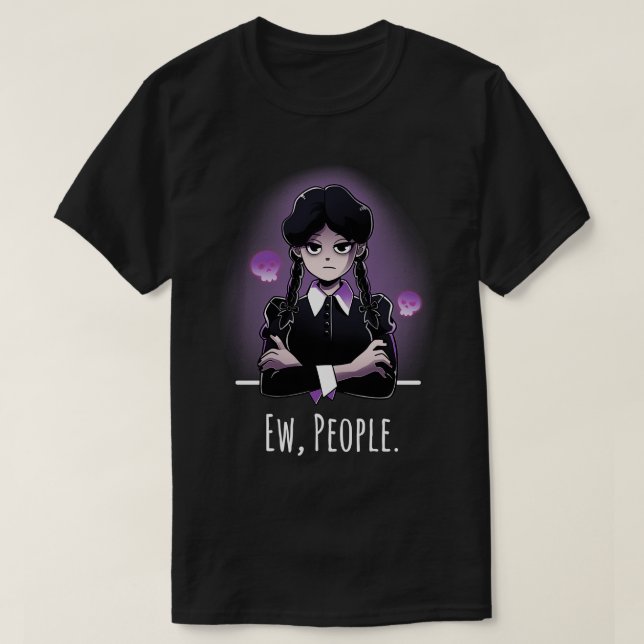 Camiseta Miércoles De Ew People (Diseño del anverso)