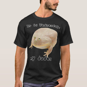 Camiseta Miércoles, mi dudes es gracioso meme o de rana clá
