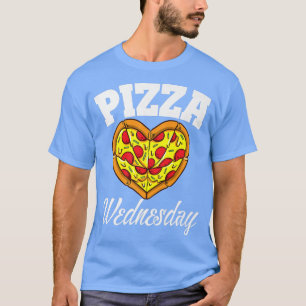 Camiseta Miércoles Noche Pizza Funny Pizza Lover Comida Ráp