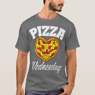 Camiseta Miércoles Pizza Noche Funny Pizza Lover Fast Food1