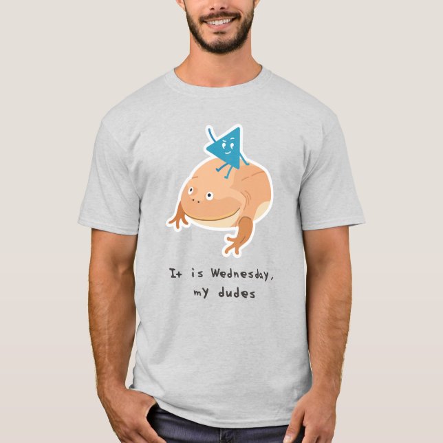 Camiseta Miércoles Rana, Dudes (Anverso)