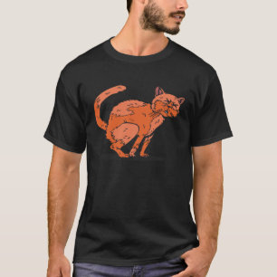 Camiseta mierda de gato cagando