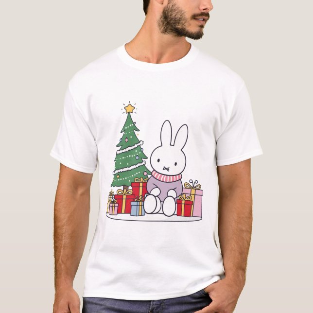 Camiseta Miffy en la mañana de Navidad (Anverso)