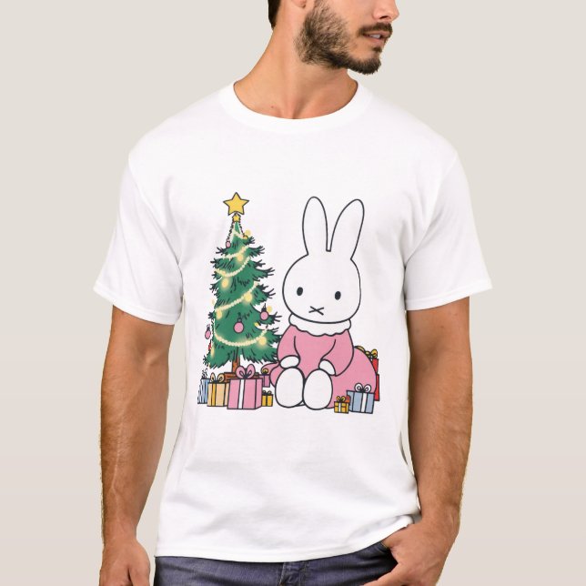 Camiseta Miffy en la mañana de Navidad (Anverso)