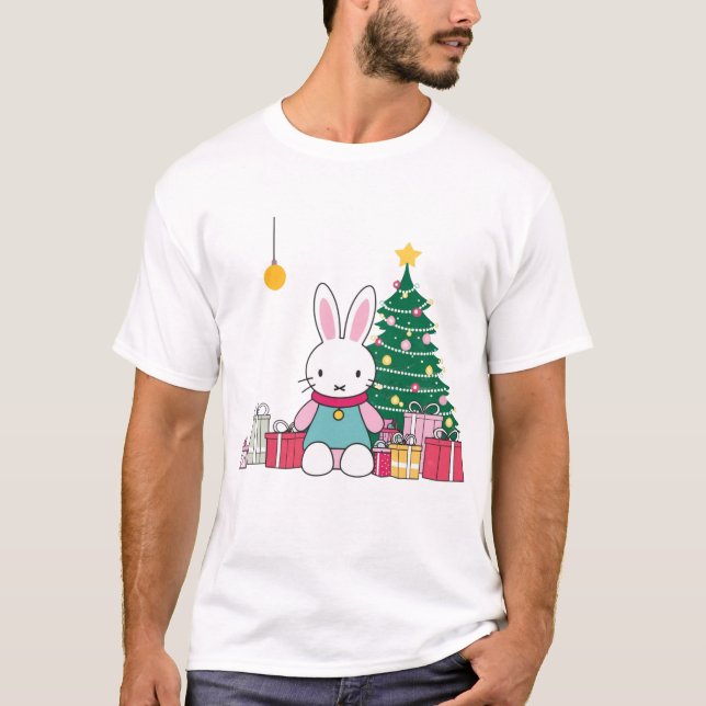Camiseta Miffy en la mañana de Navidad  (Anverso)