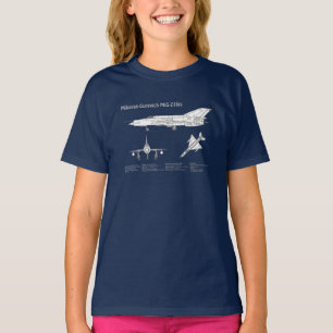 Camiseta MiG-21 bis - Planes de diseño aéreo ABD