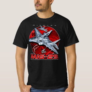 Camiseta MIG-29 Luchador de Jet de superioridad aérea de la