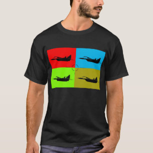 Camiseta MiG 29 objetivo Popart1