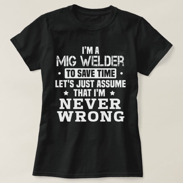 Camiseta Mig Welder (Diseño del anverso)