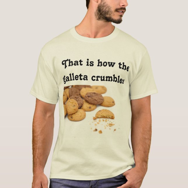 Camiseta Migaja Spanglish de la galleta (Anverso)