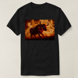 Camiseta Mighty firey bull