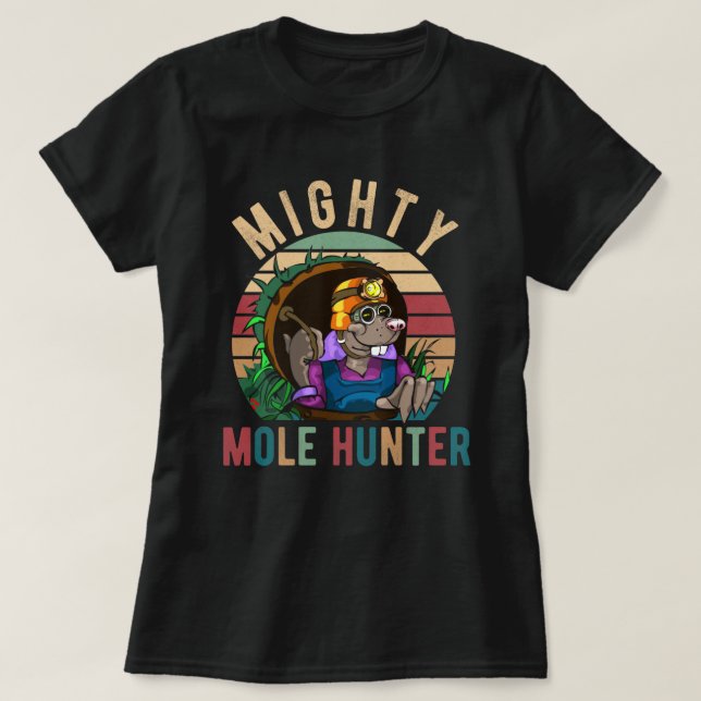 Camiseta Mighty Mole Hunter (Diseño del anverso)