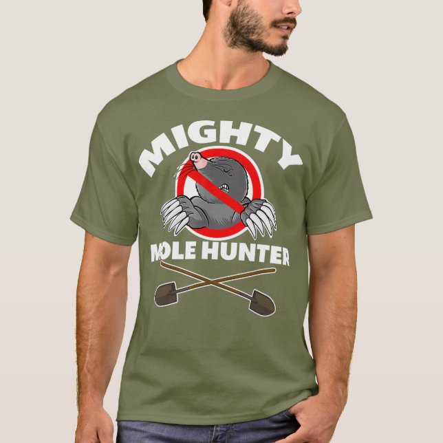 Camiseta Mighty Mole Hunter (Anverso)