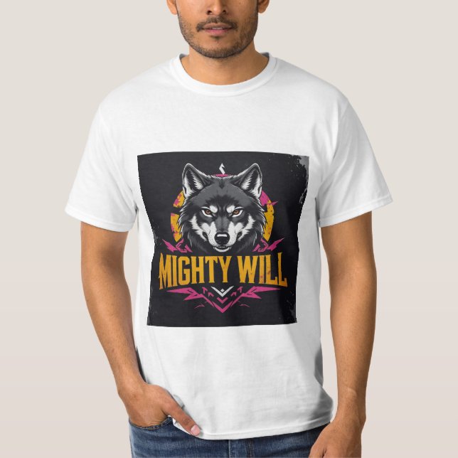 Camiseta Mighty Will - Wolf (Anverso)