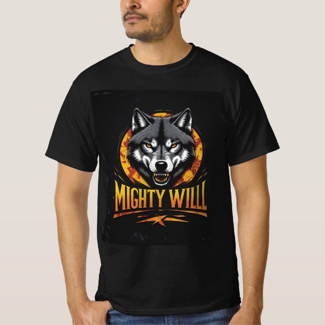 Camiseta Mighty Will - Wolf (Anverso)