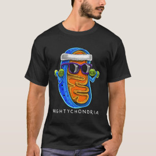 Camiseta Mightychondria Cellular Biología Graciosa Teatro C