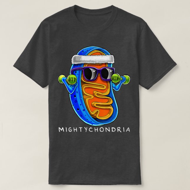 Camiseta Mightychondria Cellular Biology Science Divertido  (Diseño del anverso)